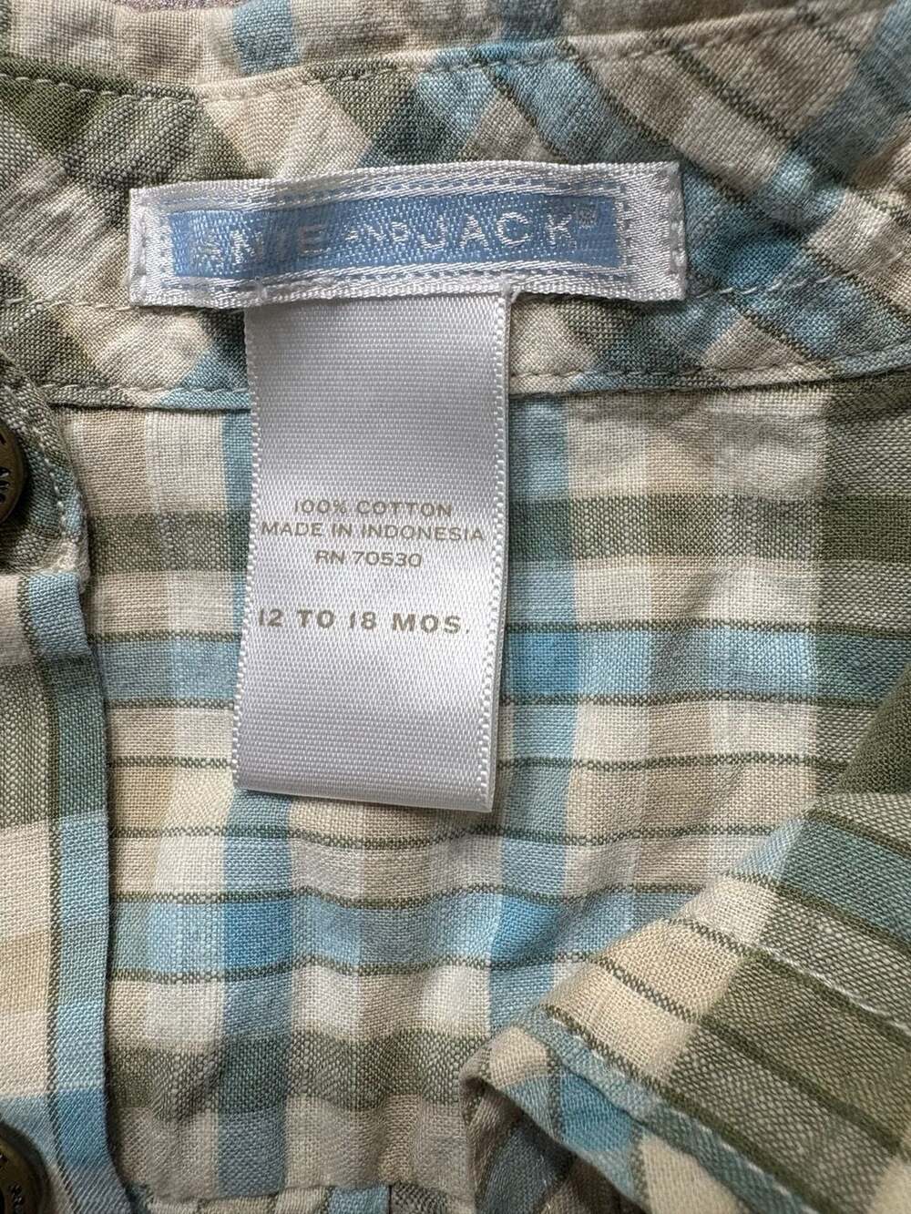 Janie And Jack shirt size 12-18 month - Picture 2 of 5